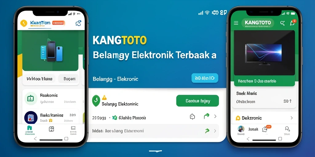 Tampilan antarmuka aplikasi KANGTOTO yang modern dan menarik.