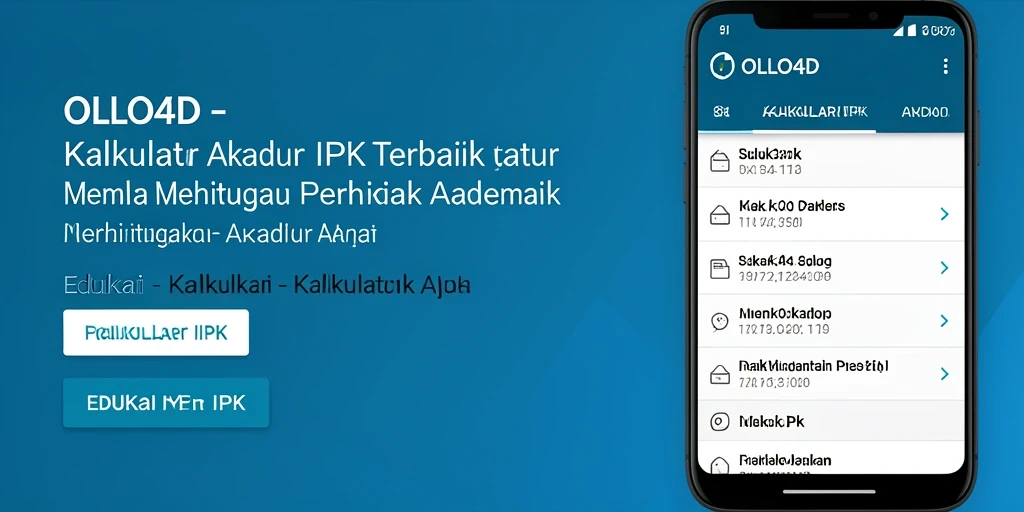 Antarmuka sederhana dan fungsional untuk Kalkulator IPK.