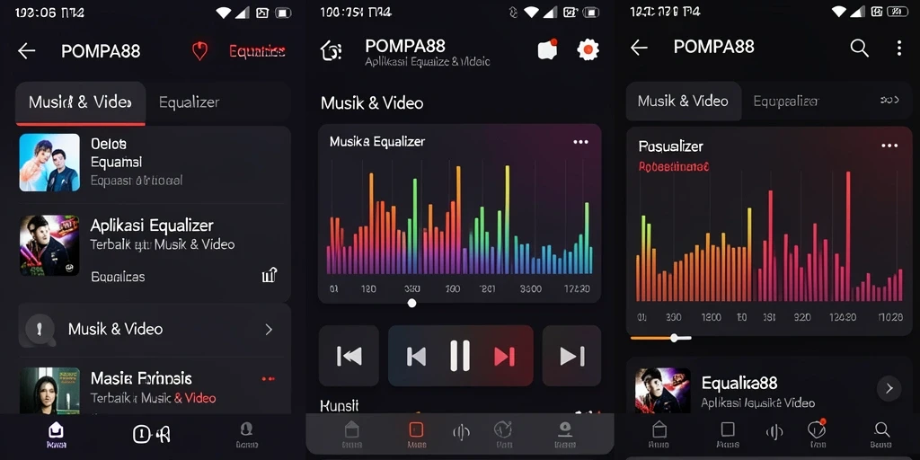 Tampilan antarmuka POMPA88 yang memukau dan intuitif.